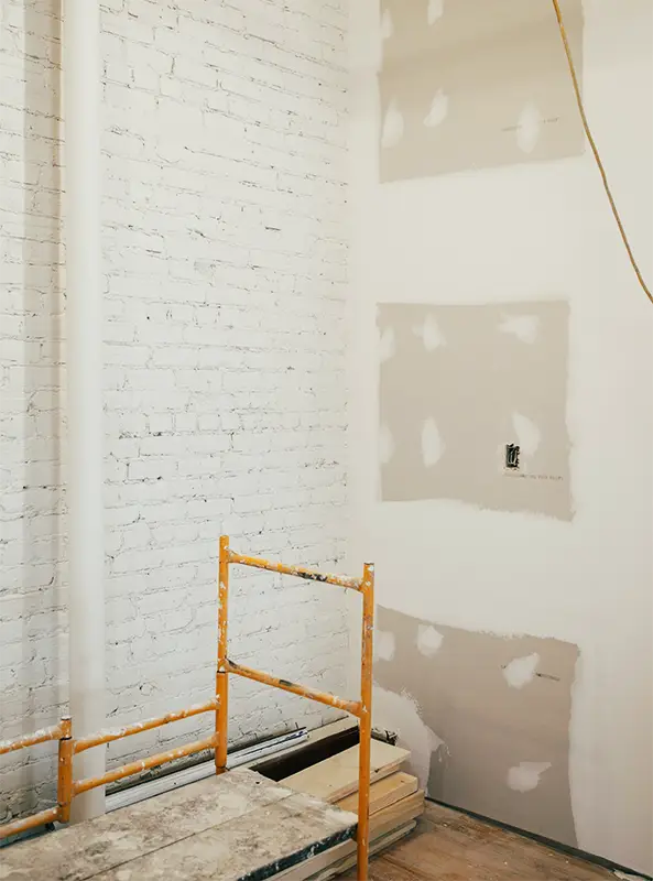 Bild eines Raumes im Bau